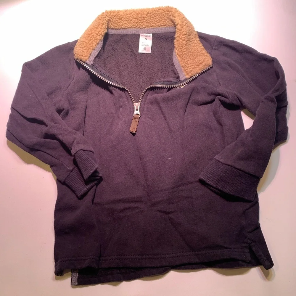 Carter’s | Fleece Black ZIP Up Small Soft Warm